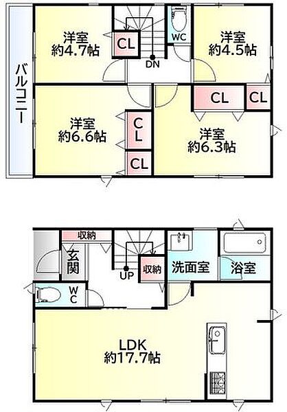 間取りを拡大表示