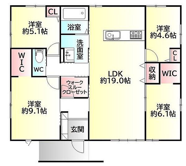 間取りを拡大表示