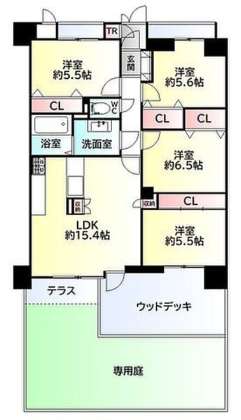 間取りを拡大表示