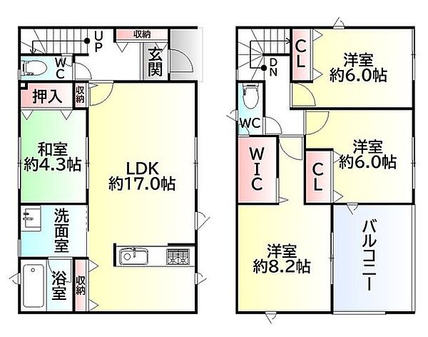間取りを拡大表示