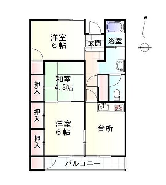 間取りを拡大表示