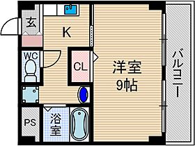 イーズ南春日丘 211号室 ｜ 大阪府茨木市南春日丘２丁目（賃貸マンション1K・2階・27.00㎡） その2