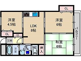 マンショングリーンヒルパート2 103号室 ｜ 大阪府茨木市南春日丘１丁目（賃貸マンション3LDK・1階・58.00㎡） その2