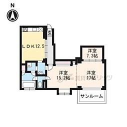 伽羅唯心庵 3LDKの間取図画像
