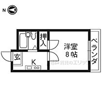 京都府京都市右京区嵯峨天龍寺油掛町（賃貸マンション1K・2階・19.44㎡） その2