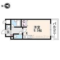 パサディナパーク 202 ｜ 京都府亀岡市追分町大堀（賃貸マンション1K・2階・24.94㎡） その2