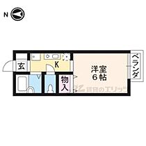 京都府京都市右京区宇多野御池町（賃貸アパート1K・2階・20.25㎡） その2