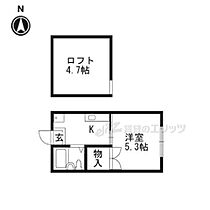 コテージマリン 305 ｜ 京都府京都市右京区常盤出口町（賃貸マンション1K・3階・16.32㎡） その2