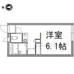 レオパレスグリーン 1Kの間取図画像