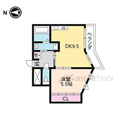 YDビル 1LDKの間取図画像