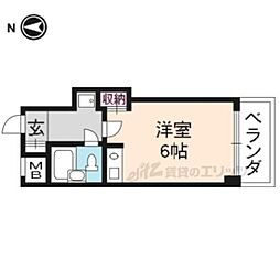 マイ・フラット ワンルームの間取図画像