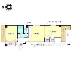 マテンソレイユ 2DKの間取図画像