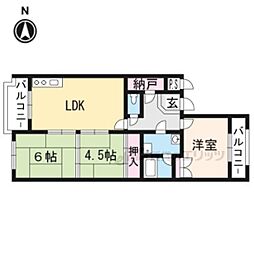 ダイアモンドヴィスタ 3LDKの間取図画像