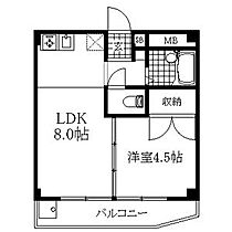 ラポールT 302 ｜ 愛知県名古屋市熱田区千年１丁目（賃貸マンション1LDK・3階・33.27㎡） その2