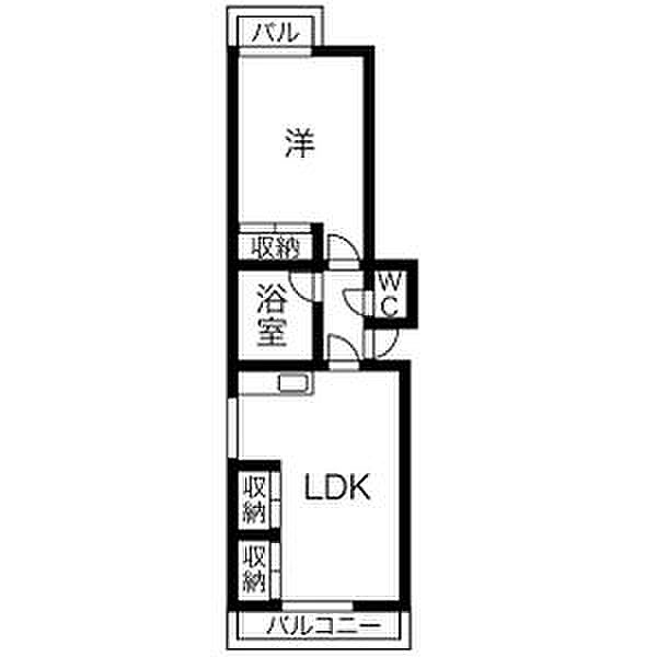 サンハイツ中駒 301｜愛知県名古屋市中川区中郷２丁目(賃貸マンション1LDK・3階・45.00㎡)の写真 その2