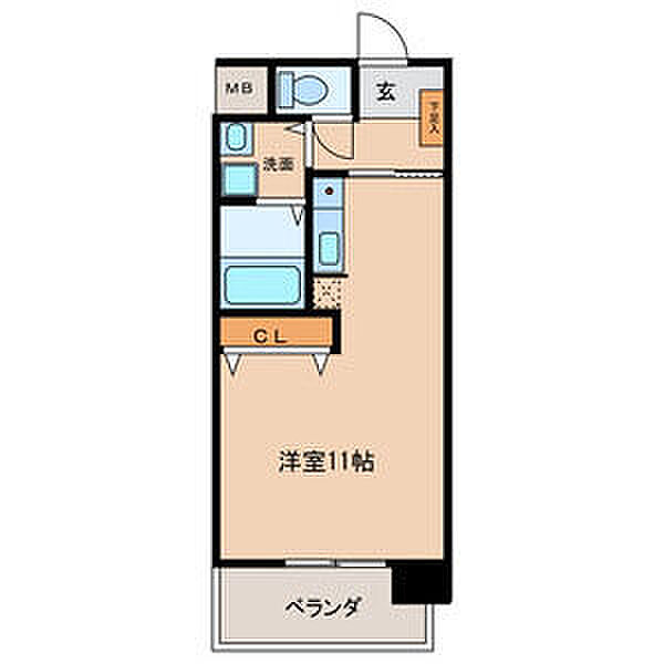 ボヌール千代田 2E｜愛知県名古屋市中区千代田１丁目(賃貸マンション1R・2階・31.16㎡)の写真 その2