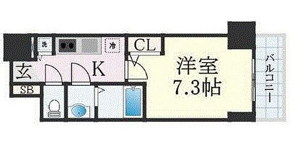 エスリード上前津セレーノ 404｜愛知県名古屋市中区千代田３丁目(賃貸マンション1K・4階・25.20㎡)の写真 その2