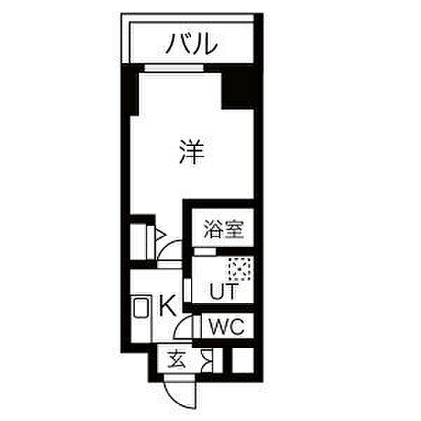 プレミアム大須 1202｜愛知県名古屋市中区大須３丁目(賃貸マンション1K・12階・25.74㎡)の写真 その2