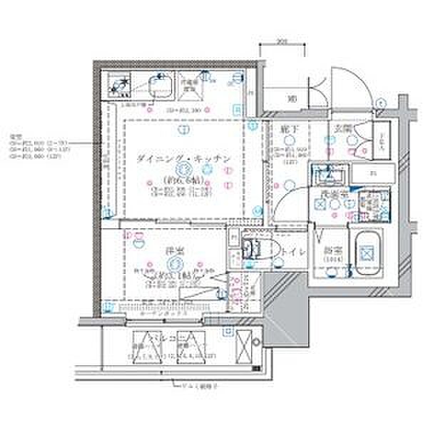 ディアレイシャス東別院II 802｜愛知県名古屋市中区千代田４丁目(賃貸マンション1DK・8階・28.59㎡)の写真 その2