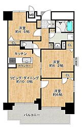 間取図画像 3LDK