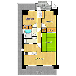 間取図画像 3LDK
