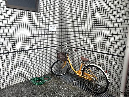 来客用自転車置場ありますよ!来客時にも安心ですよ♪
