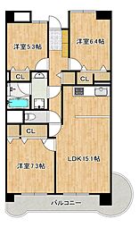 間取図画像 3LDK