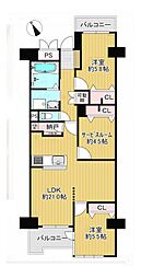 間取図画像 2SLDK