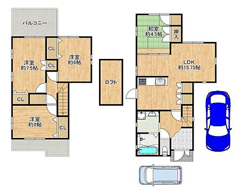 間取り 東山　中古一戸建