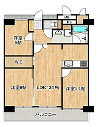 間取図画像 3LDK