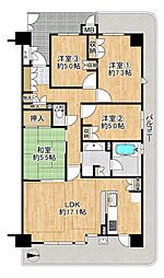 間取図画像 3LDK