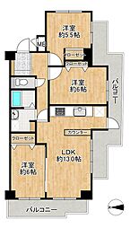 間取図画像 3LDK