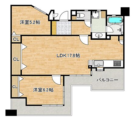 間取り ラフィーナ堺・光明池 2階/-