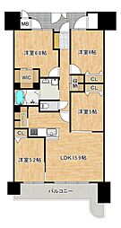 ディーレスティア堺・光明池 4LDKの間取図画像