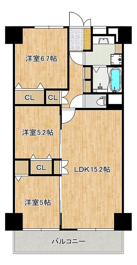【南向きにつき日当り良好】たっぷりの陽光に包まれる明るい住まい♪ぜひ現地でお確かめください!