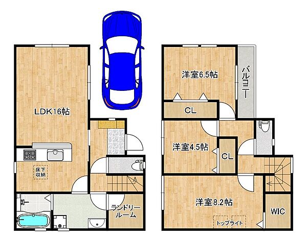 間取りを拡大表示