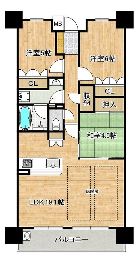 令和8年8月リフォーム済♪綺麗なお家で気持ちのいい新生活をここではじめませんか!