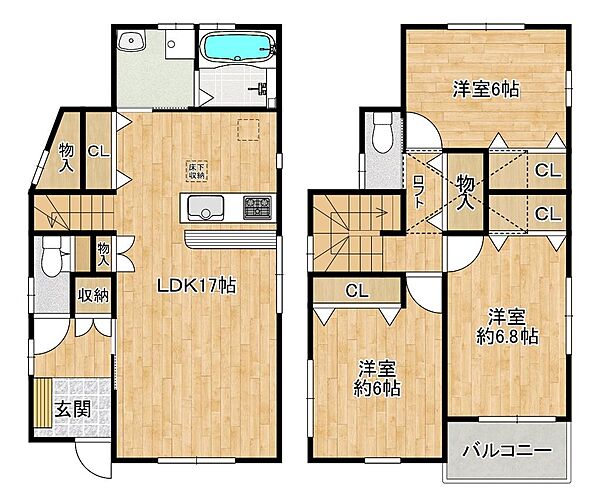 間取りを拡大表示