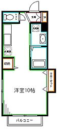 ハイムひまわり ワンルームの間取図画像