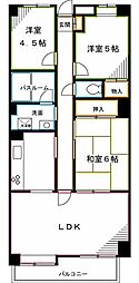 ラ・フォンテーヌ 3LDKの間取図画像