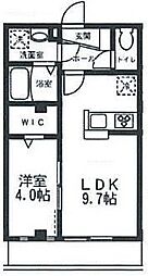 THEMEDEL 1LDKの間取図画像