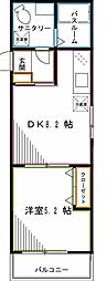 アーバンステージ荻窪 1LDKの間取図画像