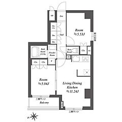 物件の間取り