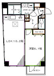 ラクラス下井草 1LDKの間取図画像