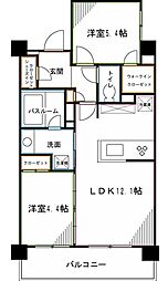 エミリブ鷺ノ宮 2LDKの間取図画像