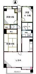 ラ・フォンテーヌ 3LDKの間取図画像