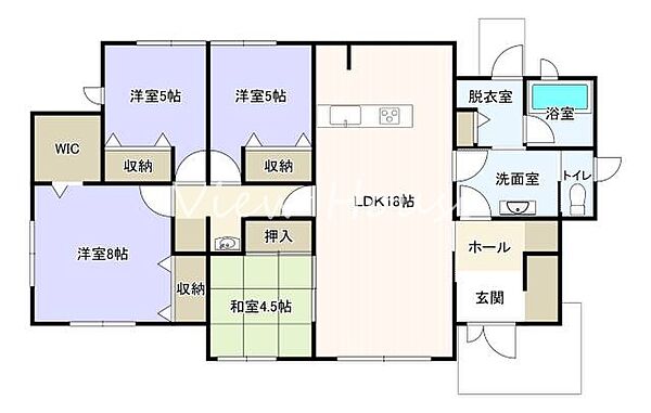 間取りを拡大表示