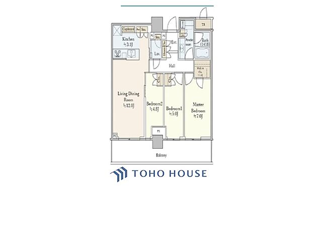 間取り パークタワー西新宿 18階/-