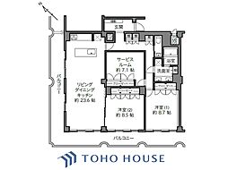 間取図画像 2SLDK