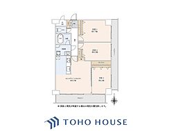ハイネス上板橋 2LDKの間取図画像